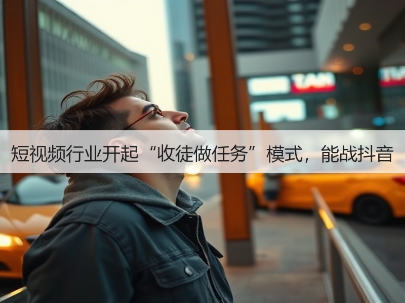 短视频行业开起“收徒做任务”模式，能战抖音