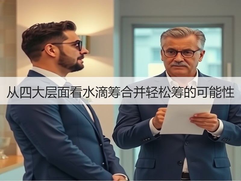从四大层面看水滴筹合并轻松筹的可能性